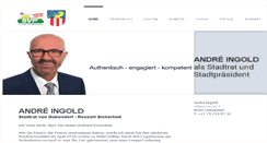 Desktop Screenshot of andre-ingold.ch