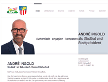 Tablet Screenshot of andre-ingold.ch